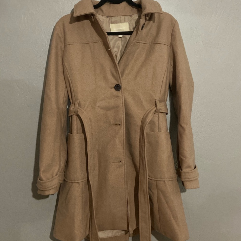 Banana Republic Wool Coat in Camel